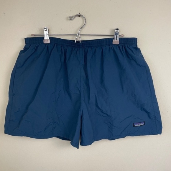 Vintage Patagonia‎ Baggies 90's Retro Navy Drawstring 3 inch Shorts - Picture 2 of 8